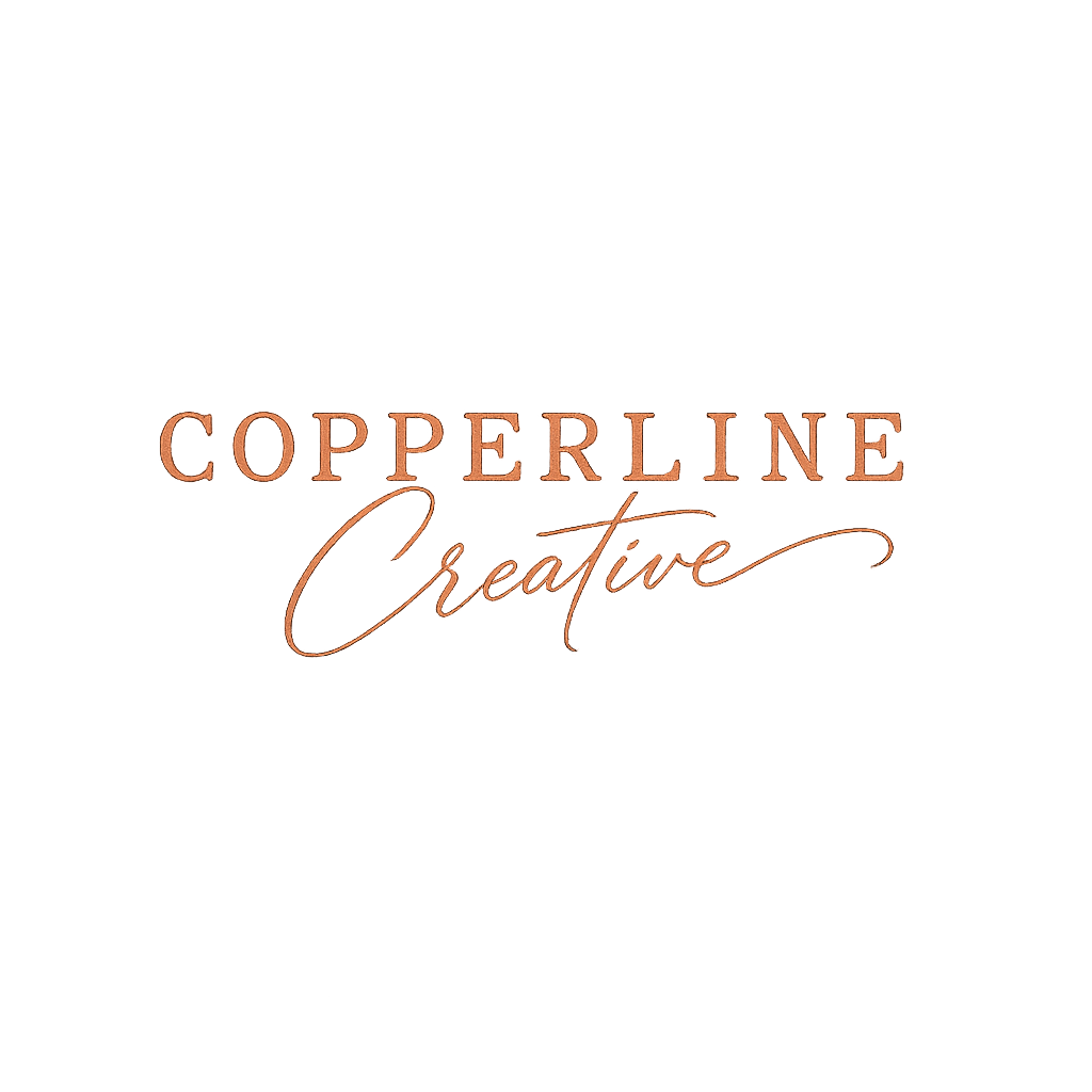 Copperline logo mark sample